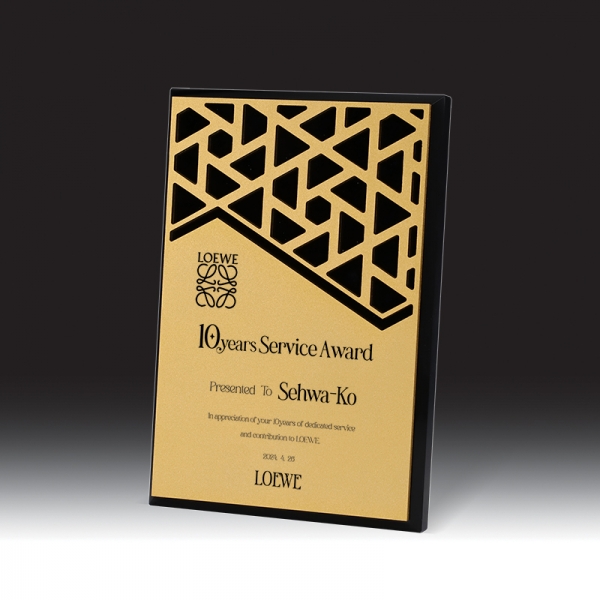 블랙 크리스탈 상패 HB-7491